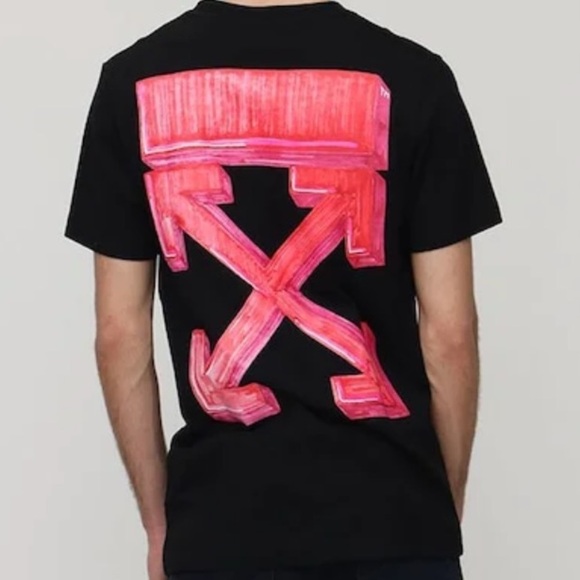 NWT - OFF-WHITE s/s Marker Arrow Slim Tee - Picture 4 of 5